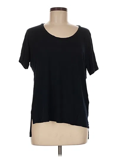 Pre-owned Topshop Short Sleeve T-shirt In Black