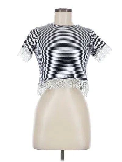 Pre-owned Topshop Short Sleeve T-shirt In Gray