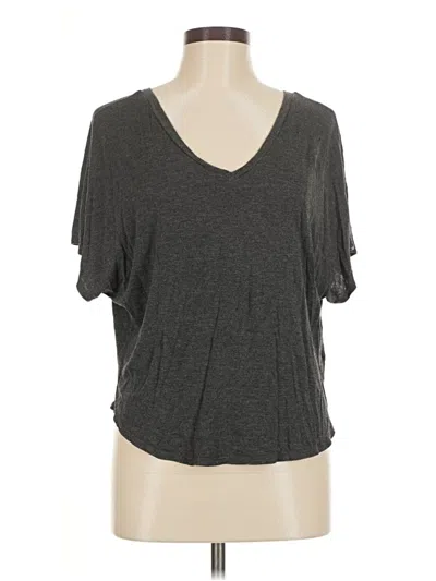 Pre-owned Topshop Short Sleeve T-shirt In Gray