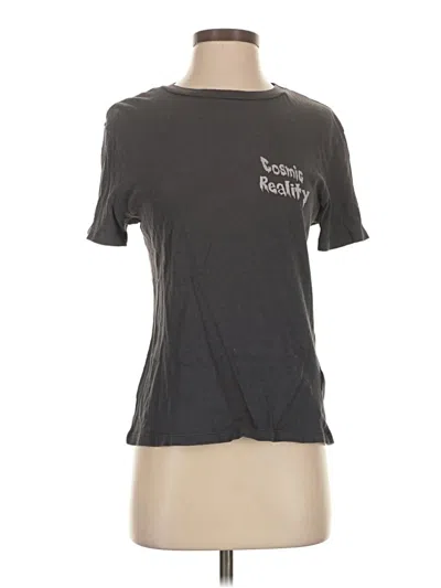 Pre-owned Topshop Short Sleeve T-shirt In Gray