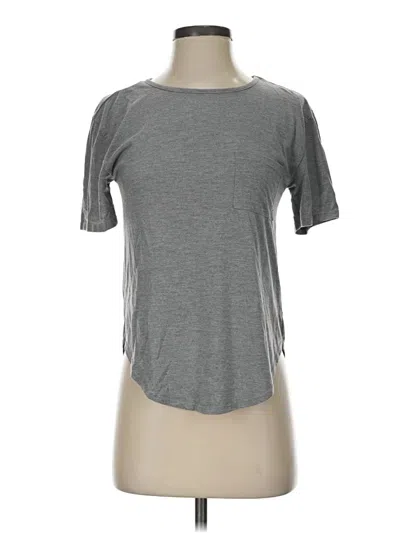 Pre-owned Topshop Short Sleeve T-shirt In Gray