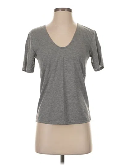 Pre-owned Topshop Short Sleeve T-shirt In Gray