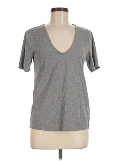 Pre-owned Topshop Short Sleeve T-shirt In Gray
