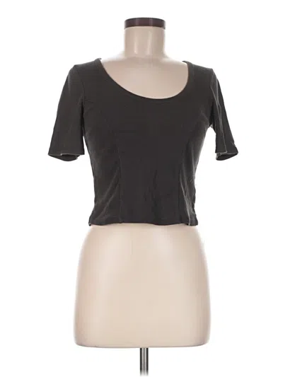 Pre-owned Topshop Short Sleeve T-shirt In Gray