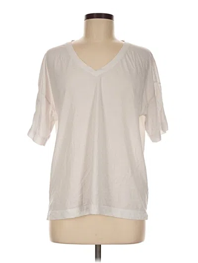 Pre-owned Topshop Short Sleeve T-shirt In Ivory