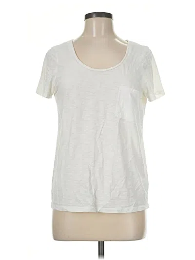 Pre-owned Topshop Short Sleeve T-shirt In Ivory