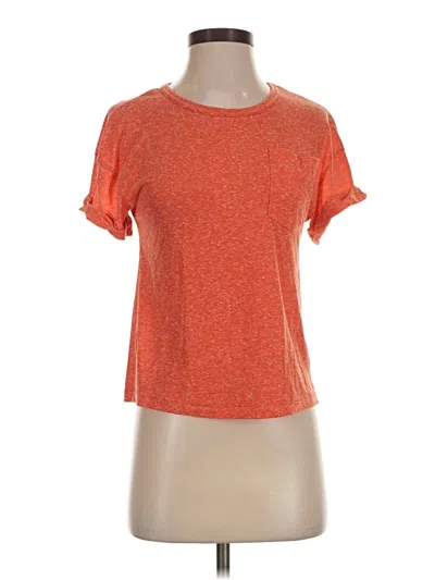Pre-owned Topshop Short Sleeve T-shirt In Orange