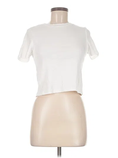 Pre-owned Topshop Short Sleeve T-shirt In White