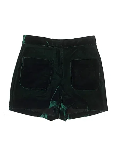 Pre-owned Topshop Shorts In Green