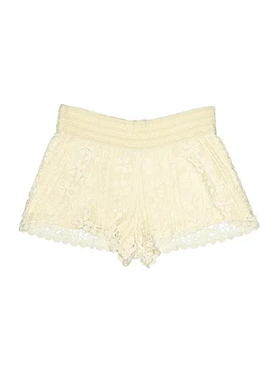 Pre-owned Topshop Shorts In Ivory