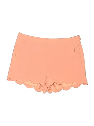 Pre-owned Topshop Shorts In Orange