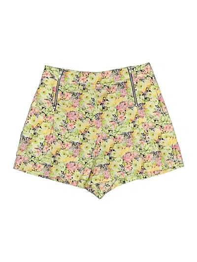 Pre-owned Topshop Shorts In Yellow