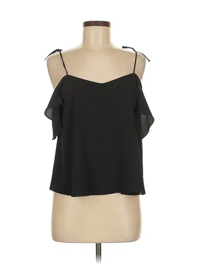 Pre-owned Topshop Sleeveless Blouse In Black