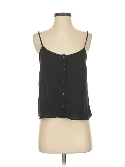Pre-owned Topshop Sleeveless Blouse In Black
