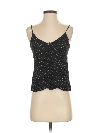 Pre-owned Topshop Sleeveless Blouse In Black
