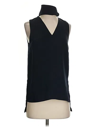Pre-owned Topshop Sleeveless Blouse In Black