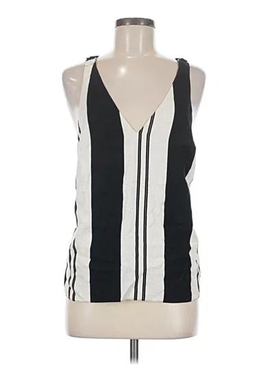 Pre-owned Topshop Sleeveless Blouse In Black