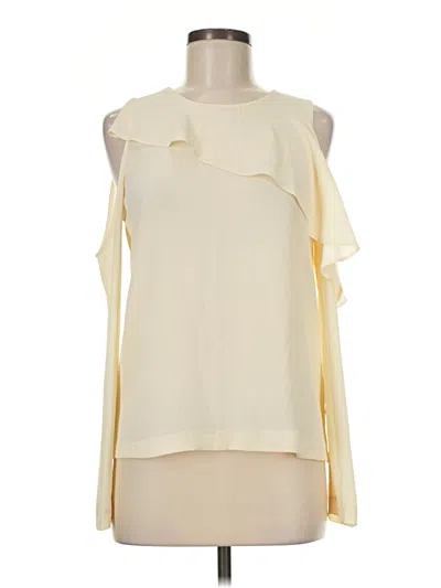 Pre-owned Topshop Sleeveless Blouse In Ivory