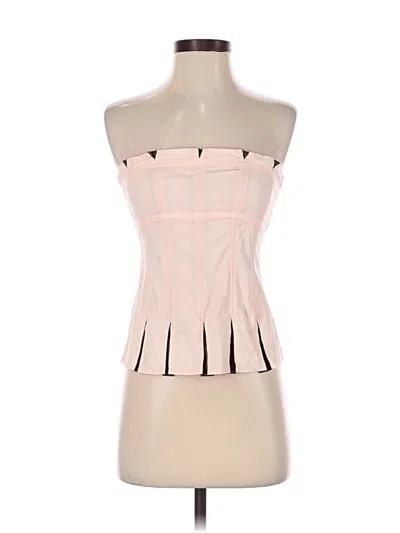 Pre-owned Topshop Sleeveless Blouse In Pink