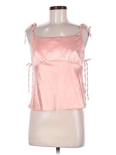 Pre-owned Topshop Sleeveless Blouse In Pink
