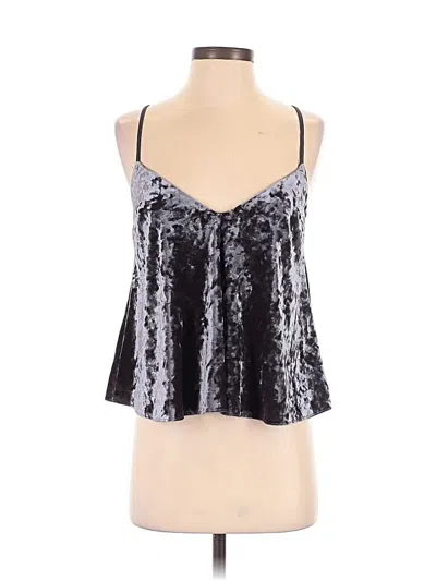 Pre-owned Topshop Sleeveless Blouse In Silver