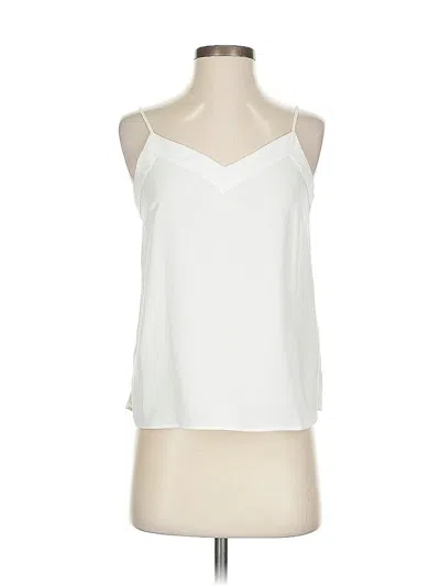 Pre-owned Topshop Sleeveless Blouse In White