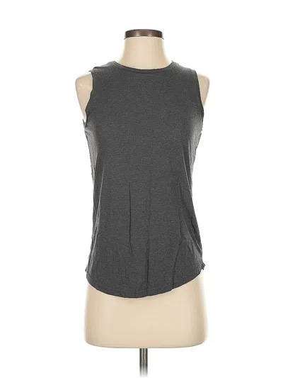 Pre-owned Topshop Sleeveless T-shirt In Gray