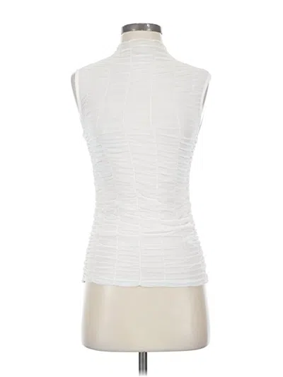 Pre-owned Topshop Sleeveless Top White High Neck Tops