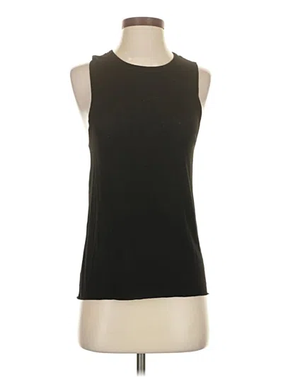 Pre-owned Topshop Sleeveless T-shirt In Black