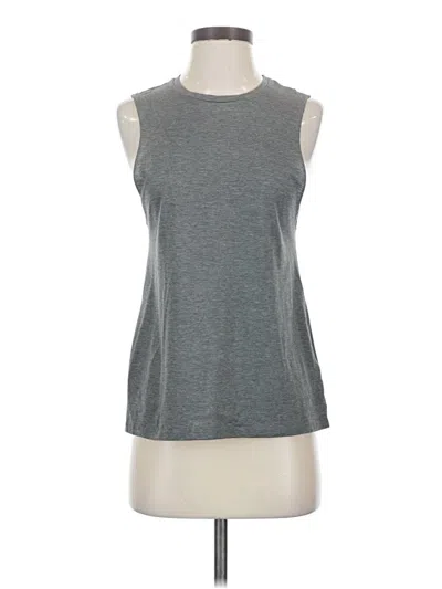 Pre-owned Topshop Sleeveless T-shirt In Gray