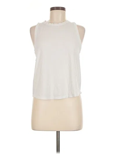 Pre-owned Topshop Sleeveless T-shirt In Ivory
