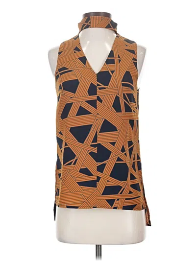 Pre-owned Topshop Sleeveless T-shirt In Orange
