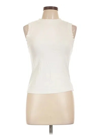 Pre-owned Topshop Sleeveless T-shirt In White