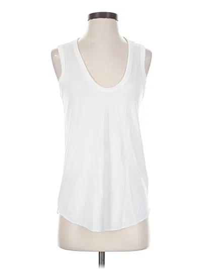 Pre-owned Topshop Sleeveless T-shirt In White