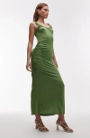 Topshop Slinky Scoop Neck Maxi Dress