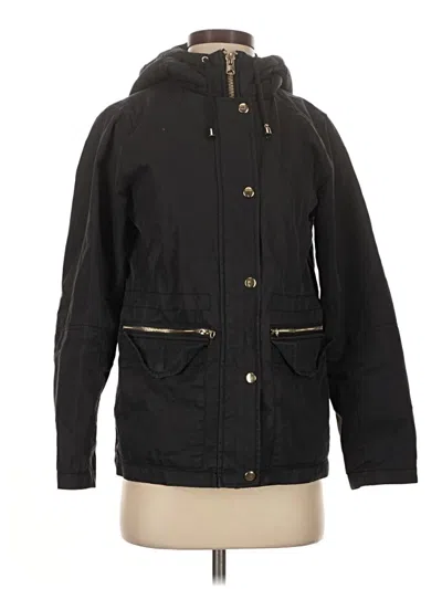 Pre-owned Topshop Snow Jacket In Black