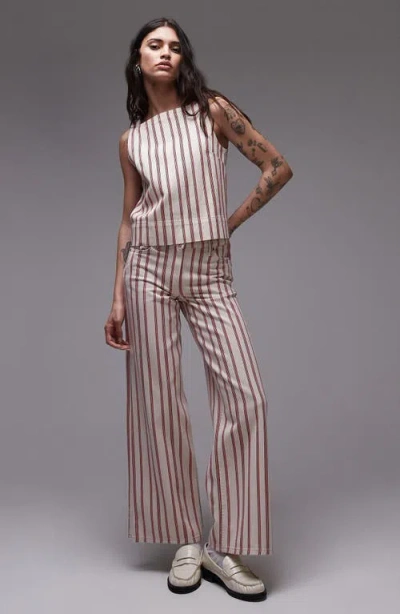 Topshop Horizon Mid Rise Wide Leg Jeans