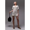 Topshop Tie Front Throw On Romper