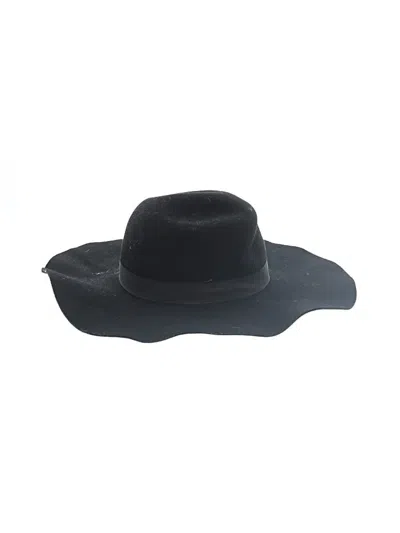 Pre-owned Topshop Sun Hat In Black