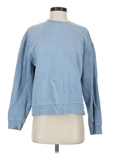 Pre-owned Topshop Sweatshirt In Blue