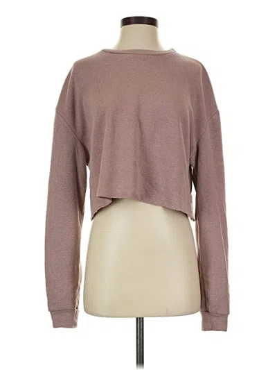 Pre-owned Topshop Sweatshirt In Brown