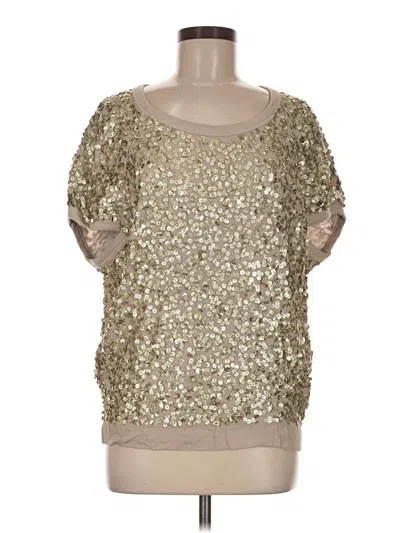 Pre-owned Topshop Sweatshirt In Gold