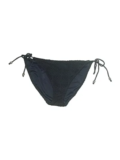 Pre-owned Topshop Swimsuit Bottoms In Black