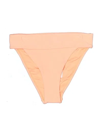 Topshop Swimsuit Bottoms In Orange