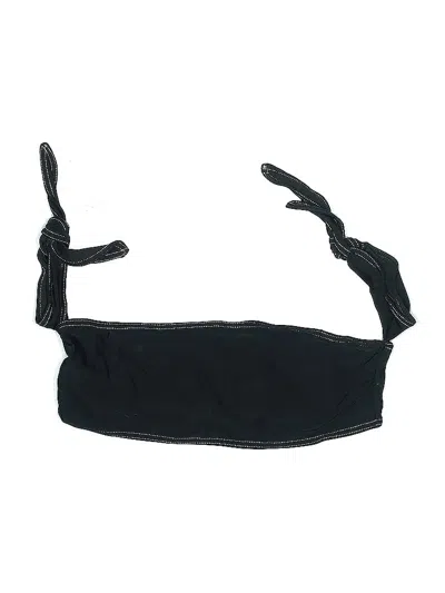 Topshop Swimsuit Top Black Swimwear