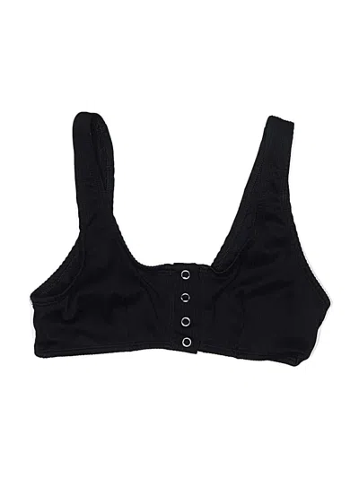 Pre-owned Topshop Swimsuit Top Black Swimwear