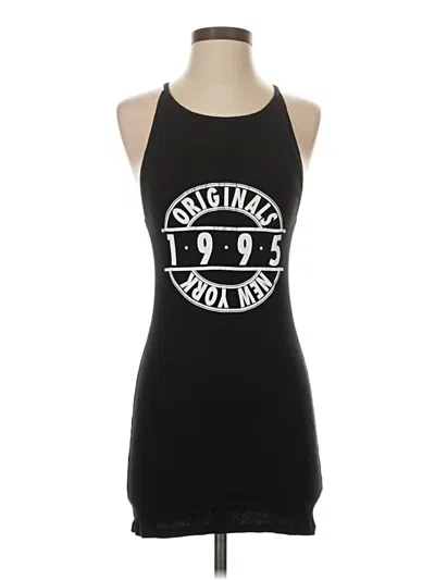 Pre-owned Topshop Tank Top Black Halter Neckline Tops