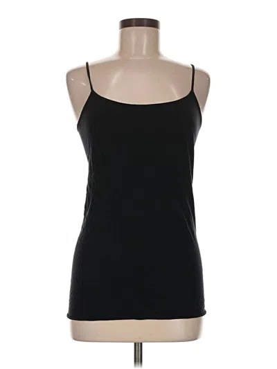Pre-owned Topshop Tank Top Black Halter Neckline Tops