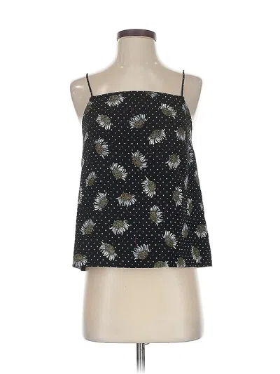 Pre-owned Topshop Tank Top Black Strapless Neckline Tops