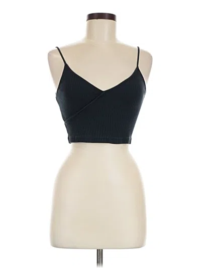 Pre-owned Topshop Tank Top Black Strapless Neckline Tops